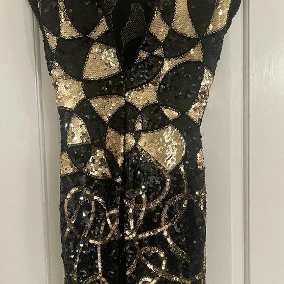 green emerald velvet dress Layla Gold Sequin Corset Dress (Archive Sale)